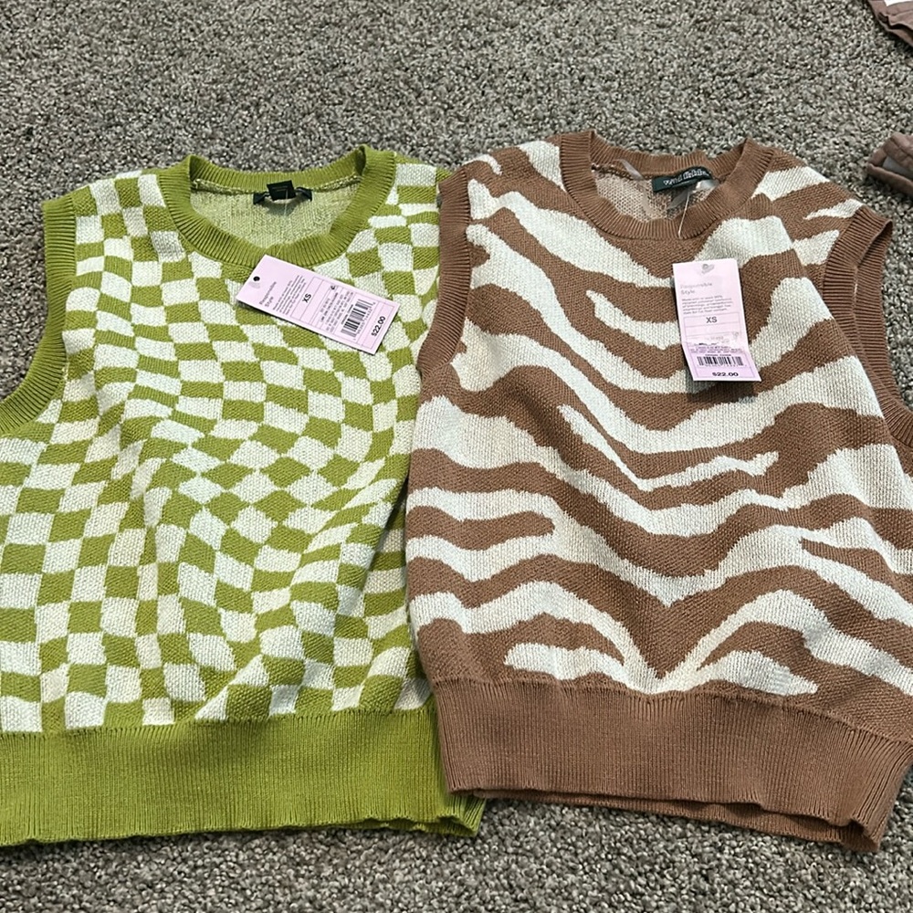 Target/wild fable sweater vests
